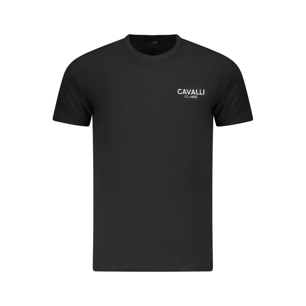 T-shirt noir en coton pour homme