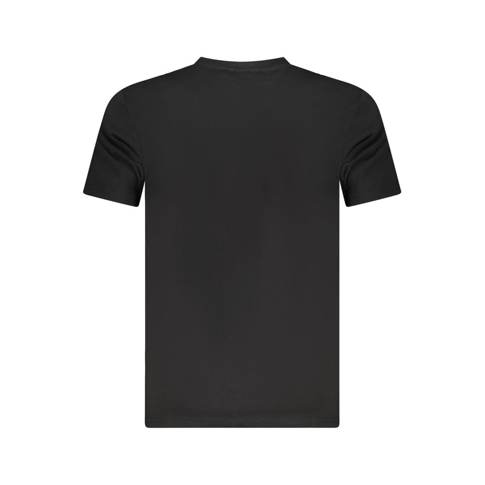 T-shirt noir en coton pour homme