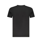 T-shirt noir en coton pour homme