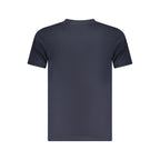 T-shirt bleu en coton pour homme