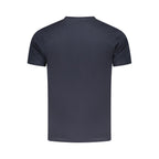 T-shirt bleu en coton pour homme