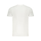 White Cotton Men T-Shirt