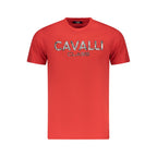 Red Cotton Men T-Shirt