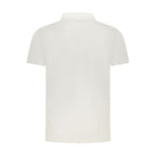 White Cotton Men Polo Shirt