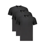 Calvin Klein Black Cotton Men T-Shirt