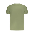 Green Cotton Men T-Shirt