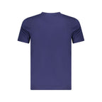 T-shirt bleu en coton pour homme