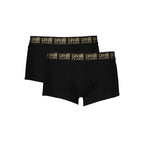 Boxer homme en coton noir