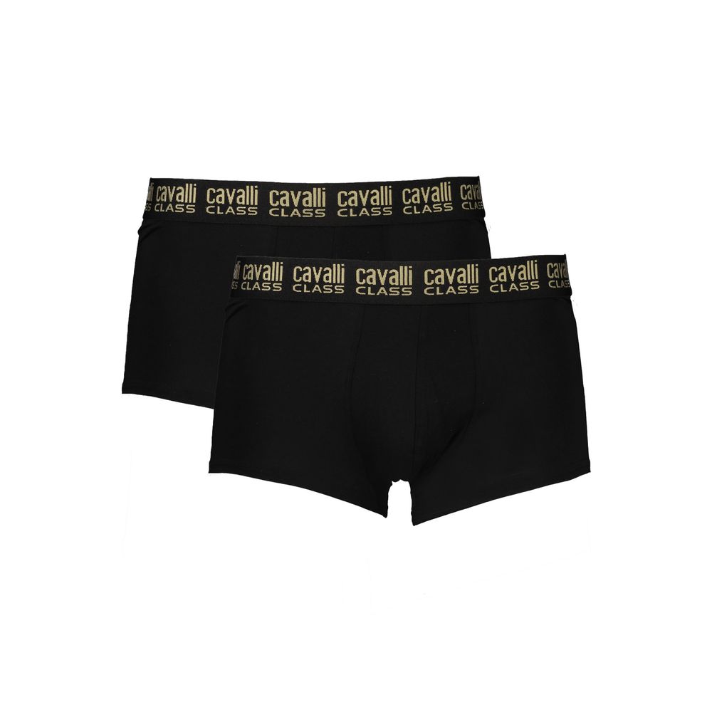 Boxer homme en coton noir