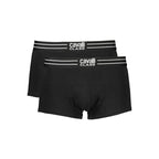 Boxer homme en coton noir