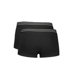 Boxer homme en coton noir