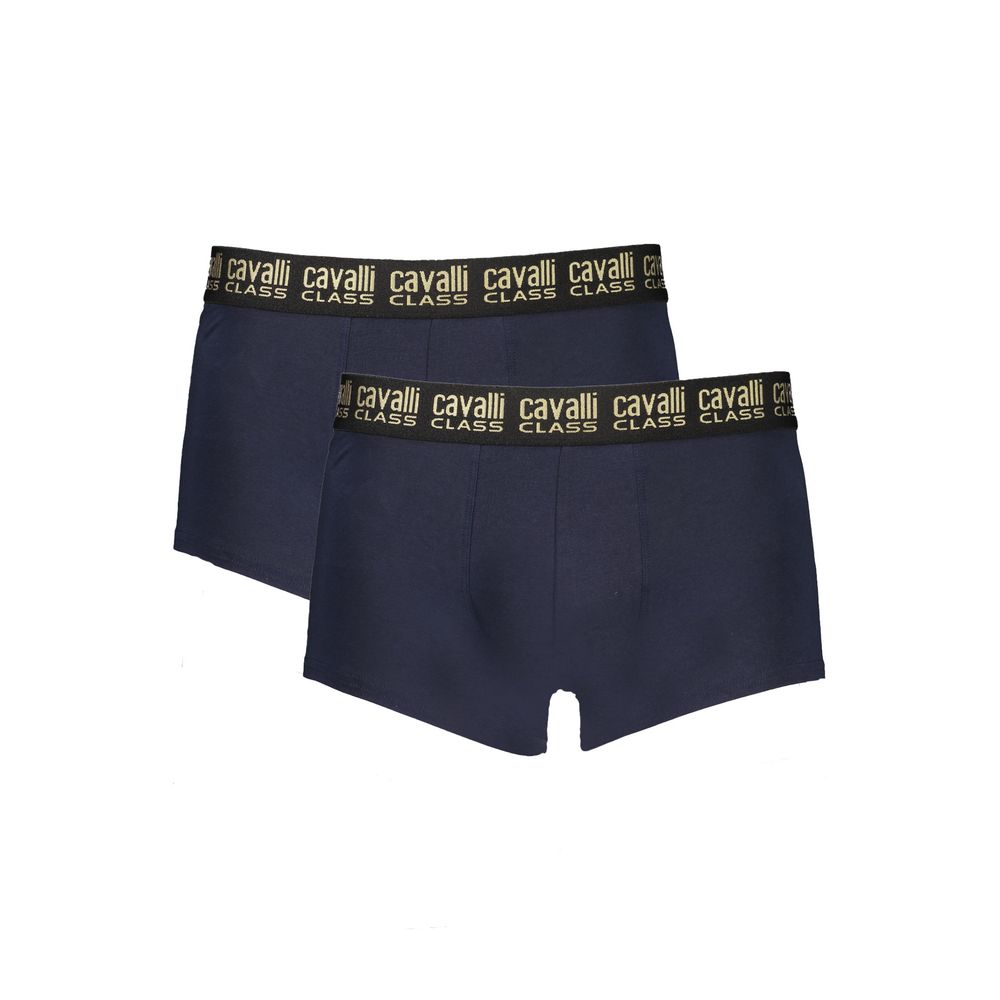 Boxer homme en coton bleu