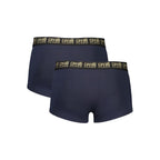 Boxer homme en coton bleu