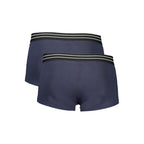 Boxer homme en coton bleu