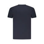 Blue Cotton Men T-Shirt