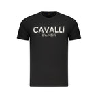 T-shirt noir en coton pour homme