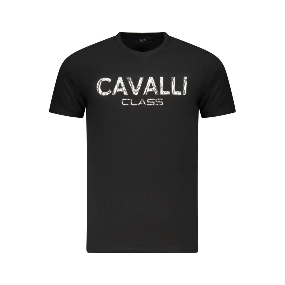 T-shirt noir en coton pour homme