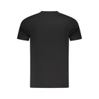 T-shirt noir en coton pour homme