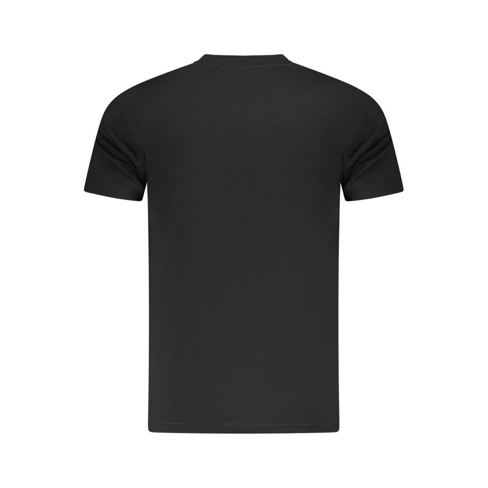 T-shirt noir en coton pour homme