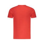 Red Cotton Men T-Shirt