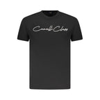T-shirt noir en coton pour homme