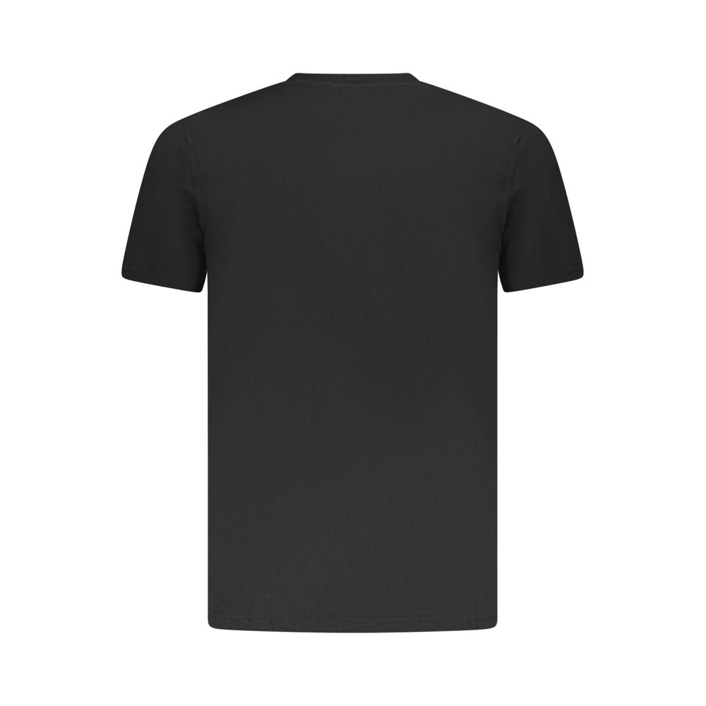 T-shirt noir en coton pour homme