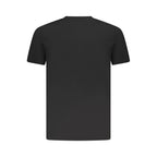 T-shirt noir en coton pour homme