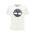 Timberland White Cotton Men T-Shirt Timberland