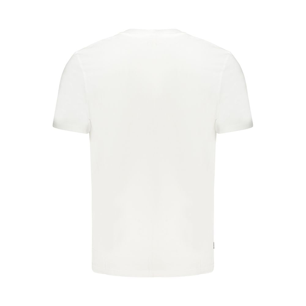 Timberland White Cotton Men T-Shirt Timberland