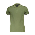 Polo homme en coton vert