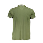 Polo homme en coton vert