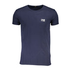 T-shirt bleu en coton