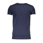 T-shirt bleu en coton