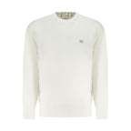 Calvin Klein White Cotton Men Sweater