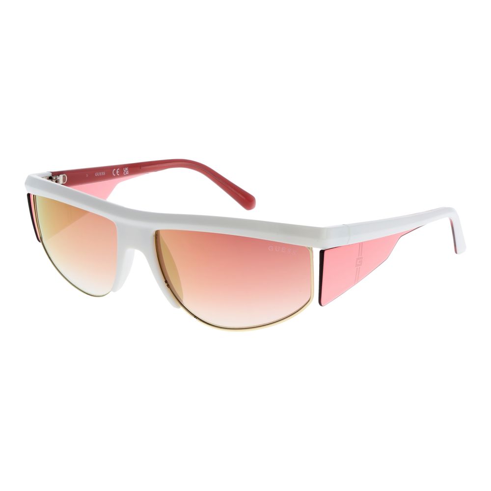 Guess White Plastic Sunglasses Guess
