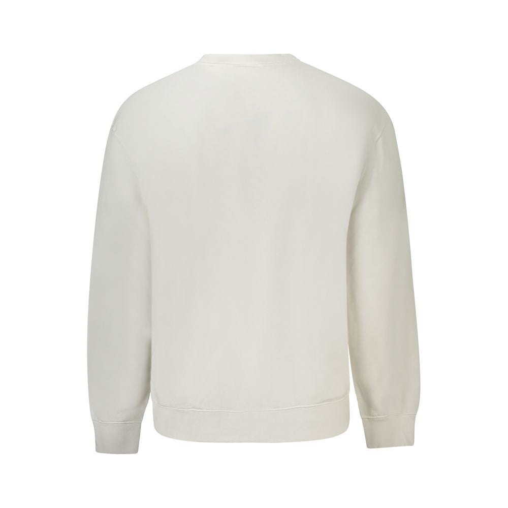 Calvin Klein White Cotton Men Sweater