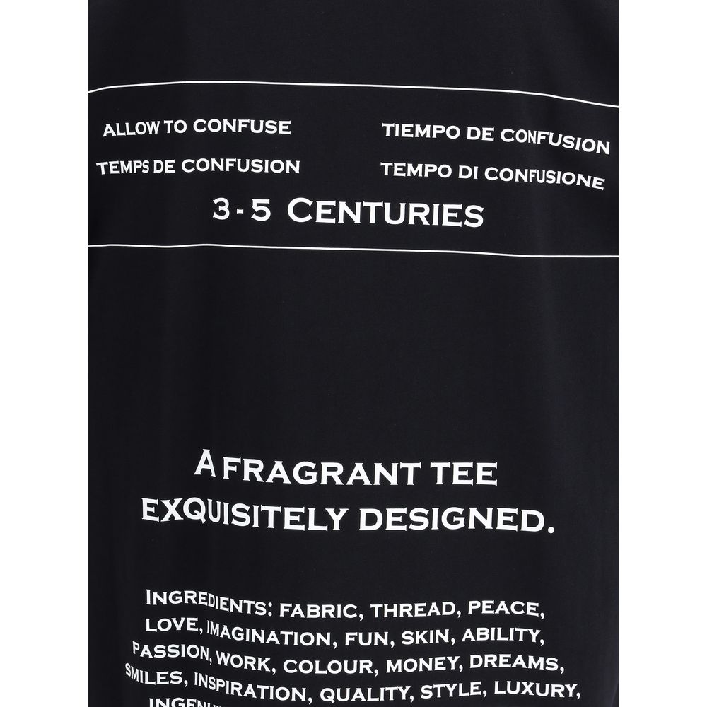 Moschino Black Cotton T-Shirt