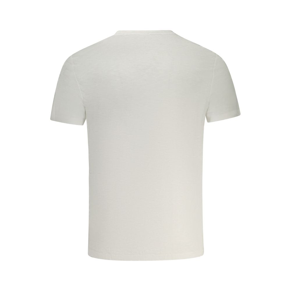 Guess Jeans Bianco Cotton Men T-Shirt Guess Jeans