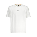 Hugo Boss White Organic Cotton Men T-Shirt Hugo Boss