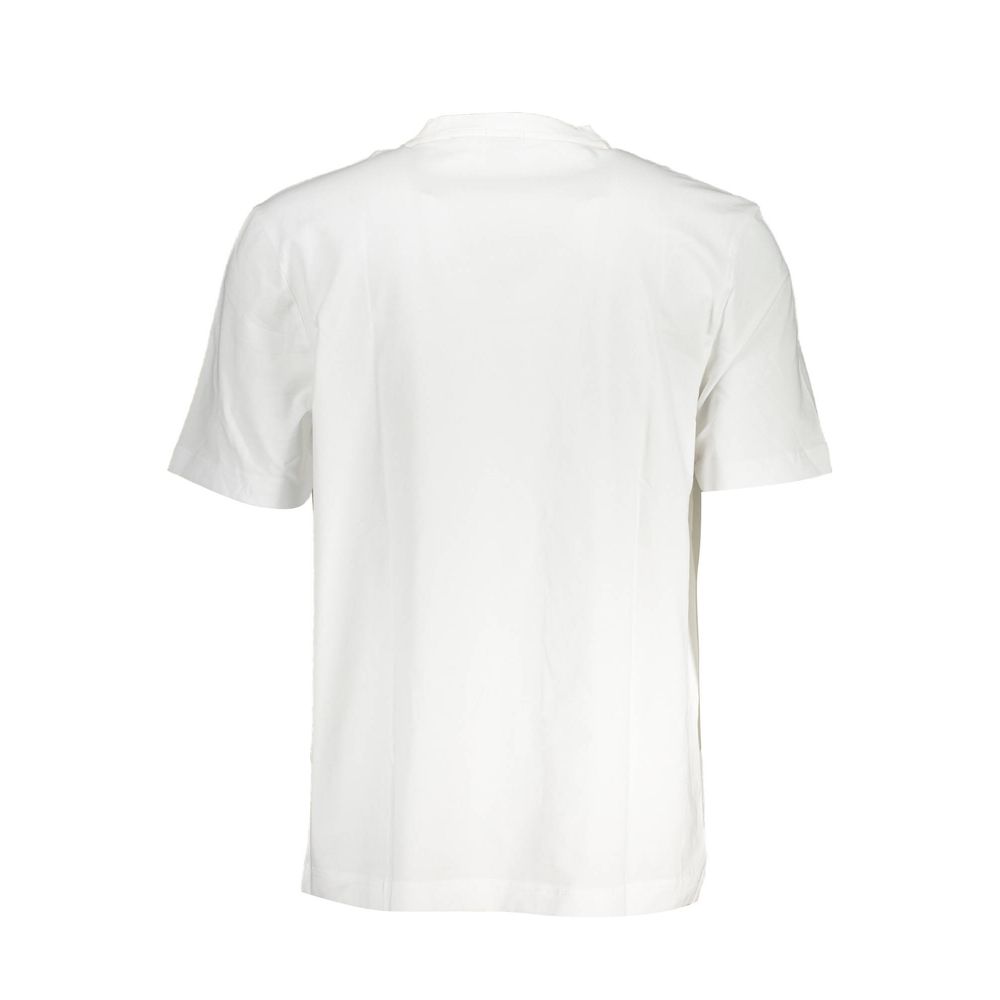 Hugo Boss White Organic Cotton Men T-Shirt Hugo Boss