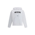 Moschino White Cotton Sweatshirt - Broken-Luxury