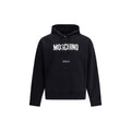 Moschino Black Cotton Sweatshirt - Broken-Luxury