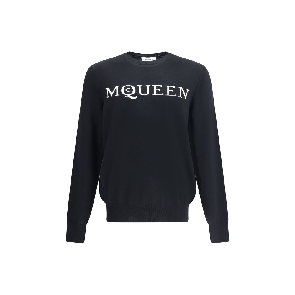 Alexander McQueen Black Wool Sweatshirt Alexander McQueen