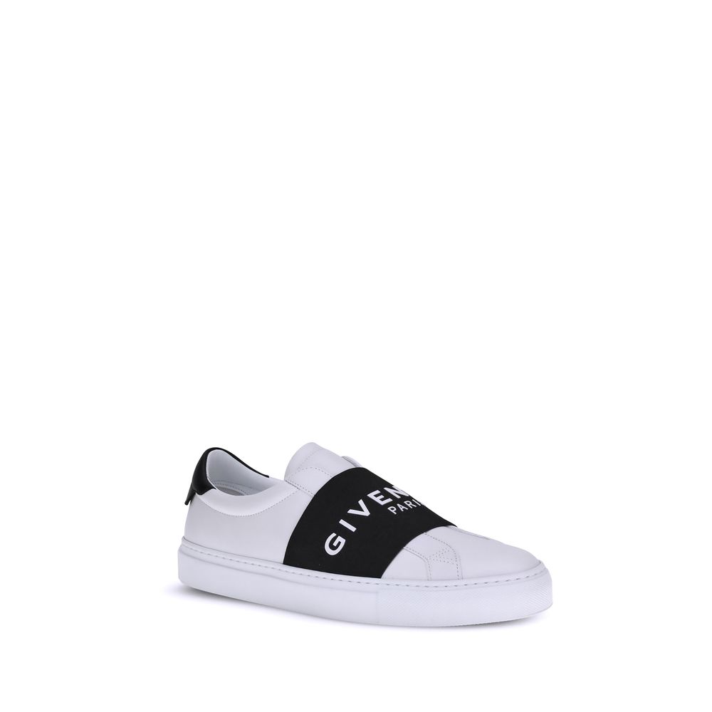 Givenchy White Calf Leather Bos Taurus Low Top Sneakers