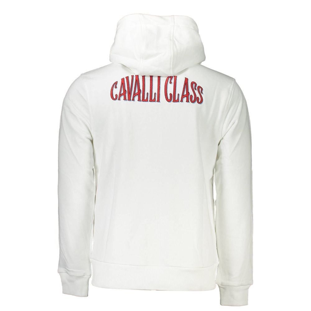 Pull à capuche en coton blanc pour homme