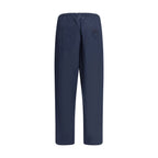 Prada Blue Cotton Casual Pants