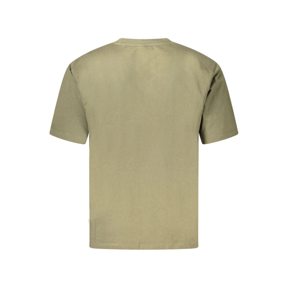 T-shirt homme Guess Jeans Verde en coton