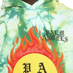 Palm Angels Green Cotton Sweatshirt