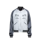 Palm Angels Gray Acetate Bomber