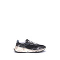 Dsquared² Black Calf Leather Bos Taurus Athletic Sneakers - Broken-Luxury